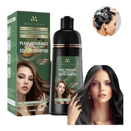 Champú Qiye3 3 En 1 Negro 500ml Kit Profesional Cubre Canas shampoo con tinte tinte cabello shampoo shampoo de jengibre tinte cabello shampoo shampoo tinte negro