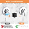 5 PCS Shower Faucet Handle Inserts for Kohler – Compatible