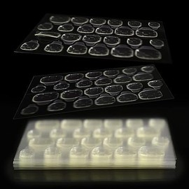 30 Sheets 720pcs IKISKT Nail Glue Stickers Double Side for Press on Nails Sticky Waterproof Breathable Tabs for False Finger Nail Tips Yellow Jelly Adhesive Nail Tabs Glue