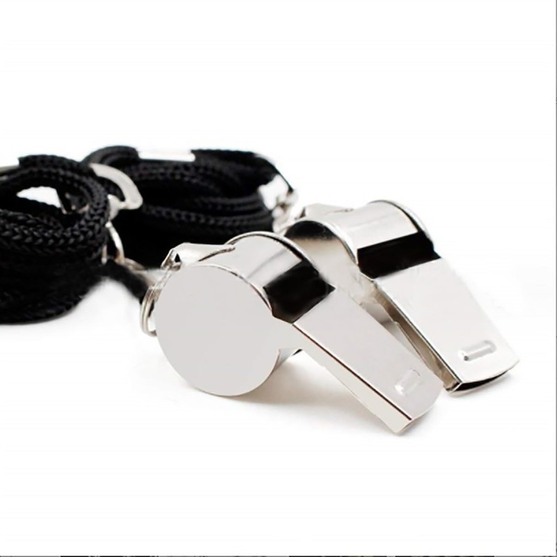 Whistle for Coaches 6 pcs, Stainless Steel Whistles for Teachers