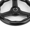 200*18mm Black Anti slip Bakelite 3 Spoked Lathe Handwheel with