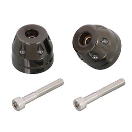 Kitaco 506-1430130 Bar End Cap (Diamond-Like Carbon (DLC) Coating) PCX125/PCX150/PCX160/ADV150/ADV160 Stainless Steel Shaved