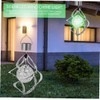 GFYWZ Wind Spinner Light Solar Garden Hanging Wind Chime Spiral