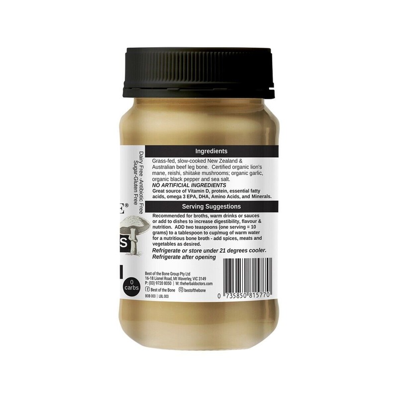 Best of the Bone Bone Broth Healing Mushrooms Lion's Mane