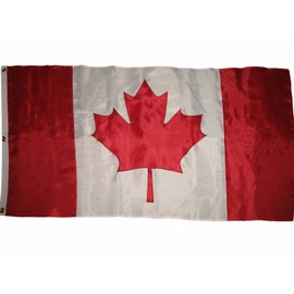 "Flags & Signs" 4X6 ft Embroidered Sewn Canada Canadian 300D Nylon Flag 4'x6' Grommets a-1-3911