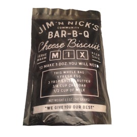 Jim N Nicks World Famous Cheese Biscuits Mix - 8.5 Oz. - A Simple Biscuit Mix for Amazing Cheese Biscuits - Makes 1 Dozen Biscuits