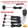 BCSMMCAR Car Parking Sensors 4PCS Adjustable 16mm Flat Sensors Reverse