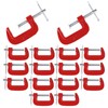 16Pack 2Inch C Clamps Set, Heavy Duty C-Clamp for Woodworking,