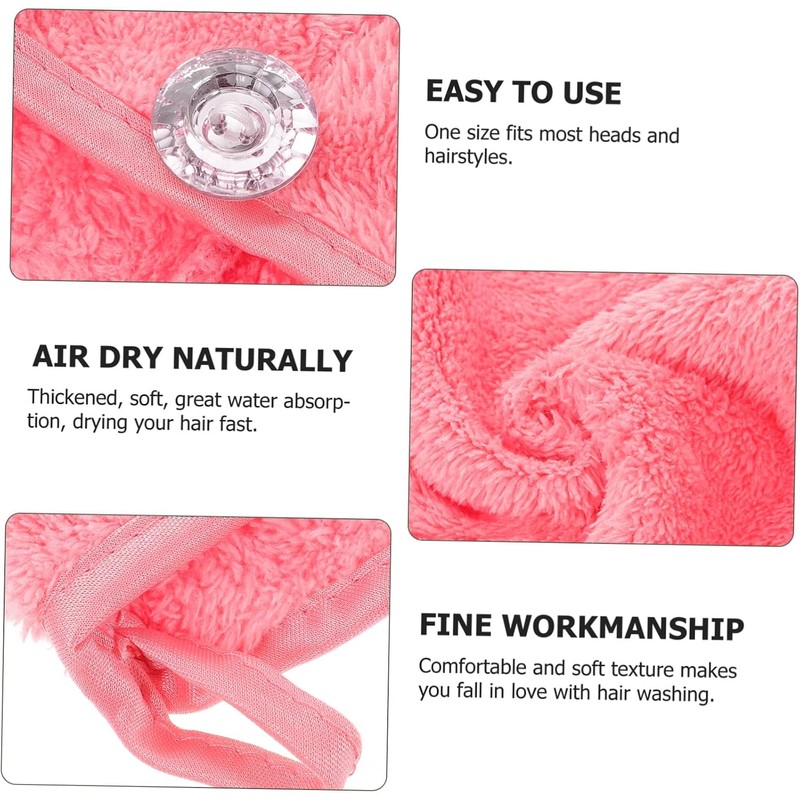 Toalla de Microfibra para Cabello Secado Rápido y Alta Absorción,