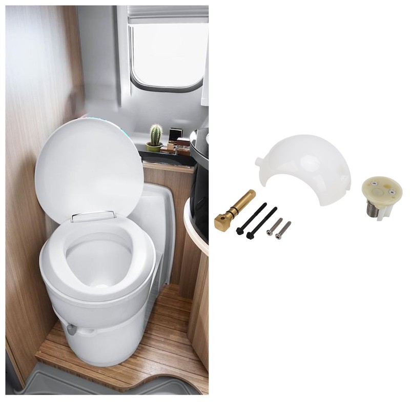 RV Toilet Flush Ball Kit 385318162 Flush Ball and Shaft