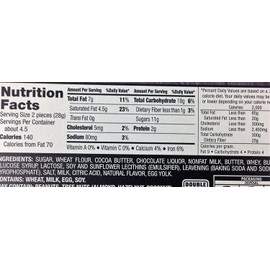 German Dark Chocolate Covered Butter Cookies - 4.4-Ounce Boxes (Pack of 2)