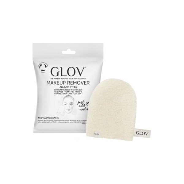 GLOV On-The-Go Make-Up Remover Eco Line, Ivory