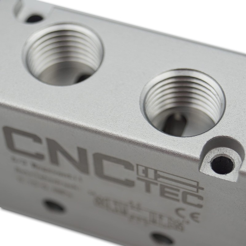 Pneumatic Solenoid Directional Valve 5/2 Way 1/4 Inch 24 Volt