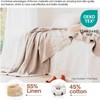 BISELINA Linen Sheet French Flax Flat Sheet Only 55% Euro