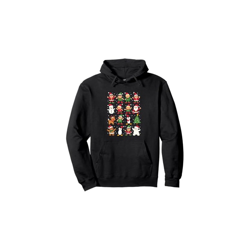 Christmas Cartoon Characters Pullover Hoodie