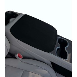 Car Console Covers Plus Made in USA Designed for GMC Acadia 2024-2025 Neoprene Auto Armrest Center Console Cover Protector Black