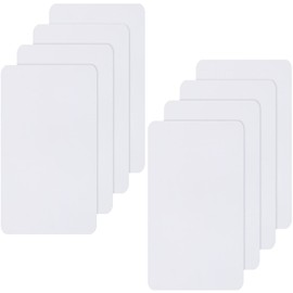 8 Pieces Nylon Repair Patch Self-Adhesive Waterproof Lightweight Repair Patch for Clothing Down Jacket Tent Cloth Bag(White)