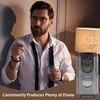 5-in-1 Cigar Lighter Built-in Cigar Punch, Holder, Cigar Draw Enhancer,Cigar