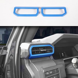 for Toyota Tacoma 2024 2025 ABS Air Vent Cover Interior Accessories Air Conditioner Decor Trim (Blue)