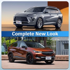 Heavy Duty Front License Plate Frame Compatible with Buick Enclave 2nd gen, Encore GX 2nd gen, Envision 2nd gen, No Drill Grille Mount, Anti-Theft License Plate Holders Bracket