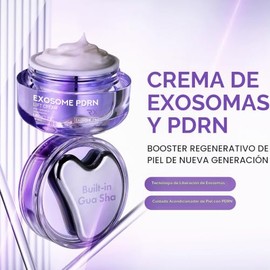 MAXCLINIC Exosome PDRN Crema reparadora - Crema facial antiedad y reafirmante con colágeno, ácido hialurónico, salmón y PDRN a base de plantas para el