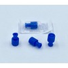 Luer-Lock Combination Plug Blue for Syringes (Pack of 100)