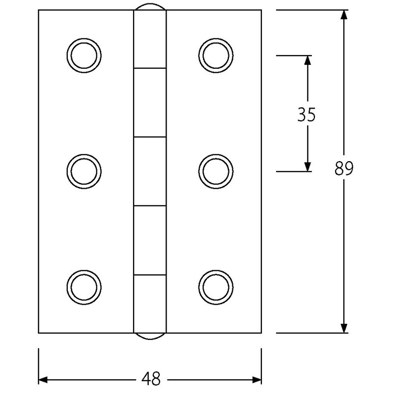 Best Stainless Bronze Square Hinges 3.5 inches (89 mm) 2