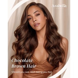 Arabella 6x5 Chocolate Brown Glueless Wig Glueless Wigs Human Hair Pre Plucked Pre Cut 4# Brown Wig Loose Body Wave Lace Front Wigs Human Hair Pre Bleached Bye Bye Knots (24inch, 6X5 4# Wig)
