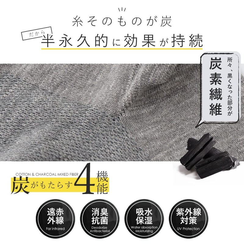 SUMIyarn Knee Supporter, Non-Restrictive, Thin, Thermal, Warm, Far Infrared Effect,