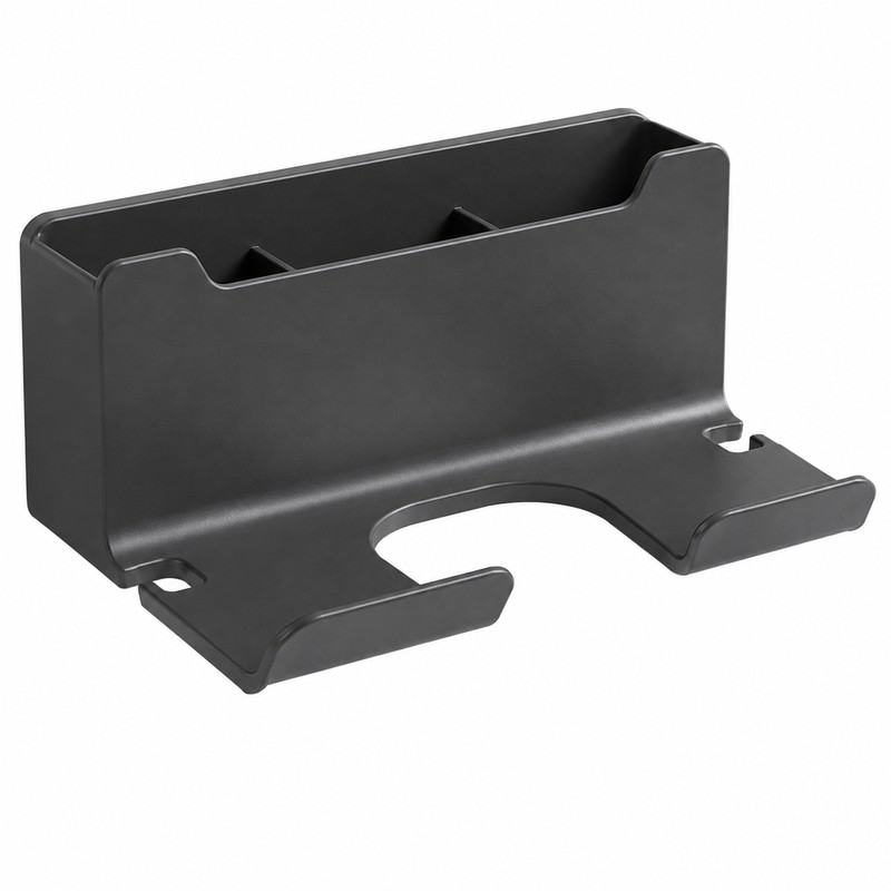 Drill-Free Wall Mount Hair Dryer Holder – Multifunctional Bathroom Organizer