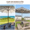 Anyingkai Parasol Holder, Balcony Railing, Adjustable, Space-Saving Parasol Holder, Balcony