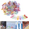 100Pcs Hemming Clips DIY Colorful Plastic Fabric Cloth Craft Clip