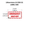 Littversions Bulk Small 2" x 1" Emergency Shut-Off Fuel Switch