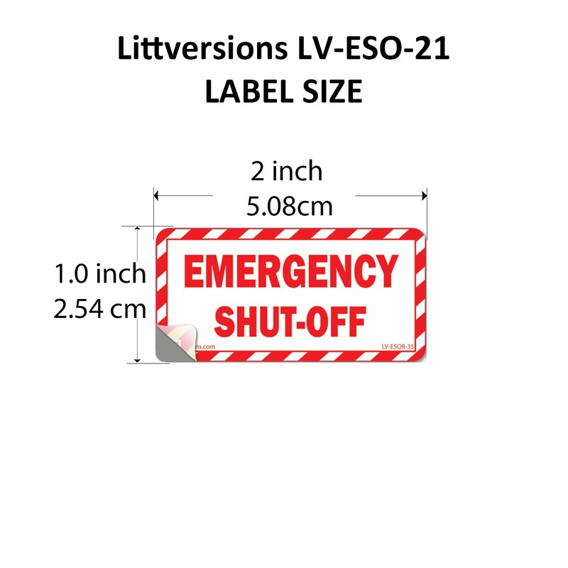 Littversions Bulk Small 2" x 1" Emergency Shut-Off Fuel Switch