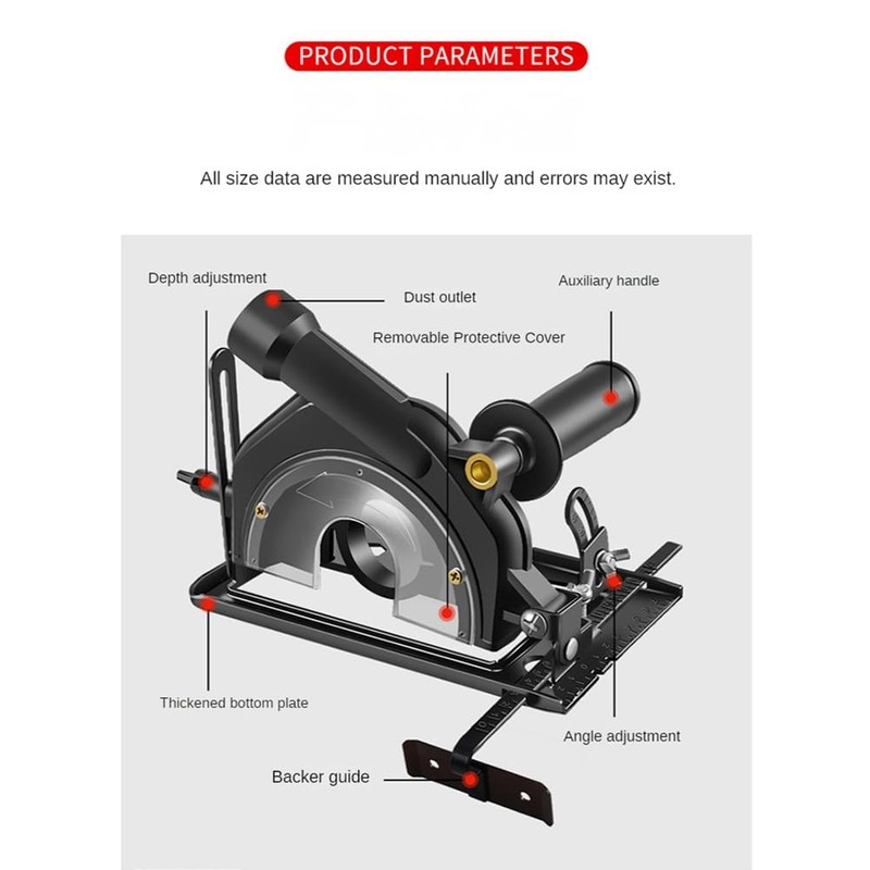 Dasing 45° Angle Grinder Stand Angle Grinder Cutting Support Angle
