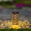 Haushalt International LED Solar Lantern in Flower Design 10 x