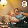 Children's Wall Clock without Ticking Sounds: 20 cm Wall Clock