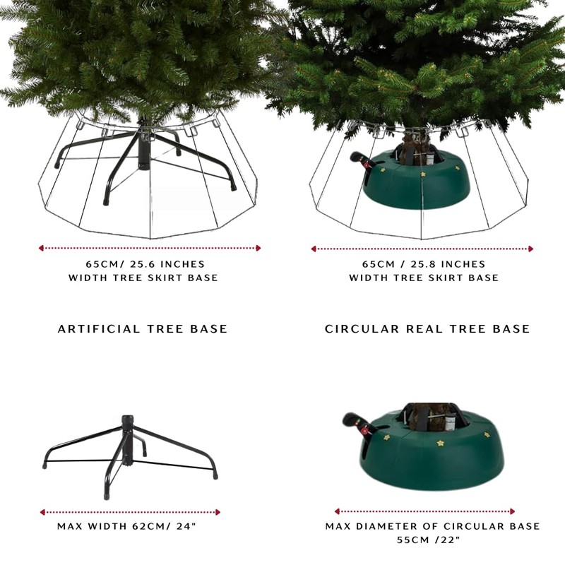Christmas Tree Red Skirt - Red Collar for Christmas Tree