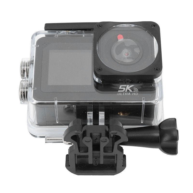 5K30FPS WiFi Action Camera Front and Rear Dual Screen Built