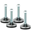 WUEIBUZUDAO Heavy Duty Leveling feet,Machine Leveling feet 3.14" Dia Base,Leg