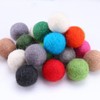 DAHI 20 x Colourful Felt Balls Wool Felt Beads Felt