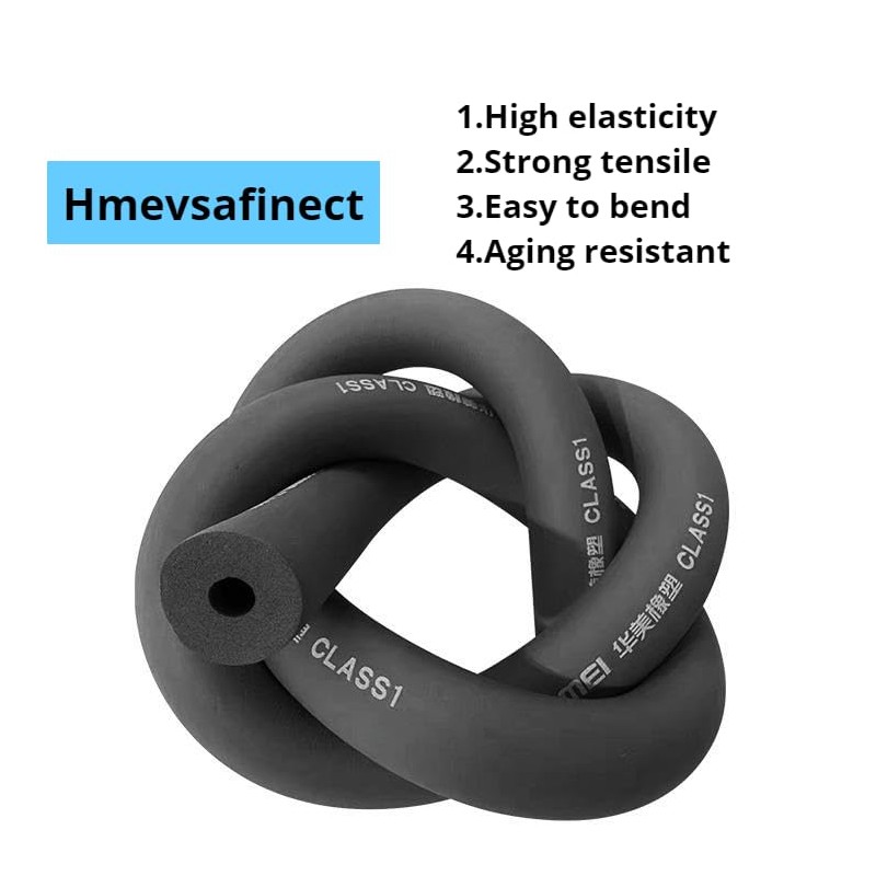 Hmevsafinect 2 Pcs Pipe Insulation Foam Tube, 3/8" TK.x 5.9