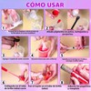 Jcoos Kit de fabricación de brillo de labios, juego de