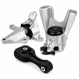3Pcs Engine Motor Mount & Trans Mount Compatible with Civic 2016-2021 1.5L L4 Automatic CVT Trans Turbocharged Replaces A65136 A65129 A45006 50820TBCA01 50850TBCA81 50890TBAA82