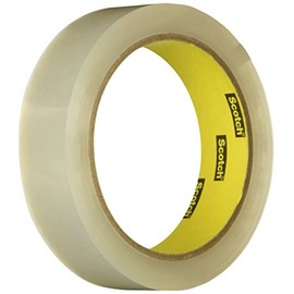Scotch - 60012592 Transparent Tape, Wide Width, Engineered for Office and Home Use, 1 x 2592 Inches, Boxed (600)