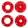 Router Table Insert Plate Metal Router Template with 4PCS Rings