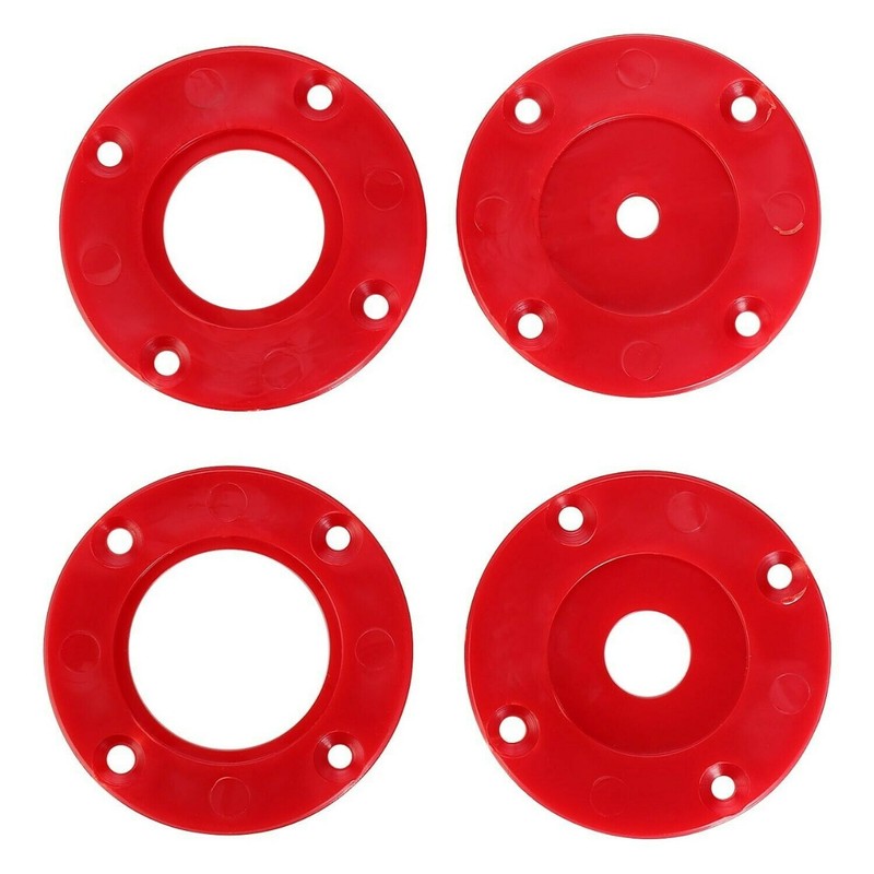Router Table Insert Plate Metal Router Template with 4PCS Rings