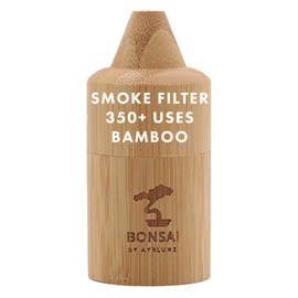 Bonsai Bamboo Personal Air Filter - Eco Sploof 4 Stage Sploof Filter - Odor and Smoke Eliminator - by Ayrlume - Travel, Home, and Car