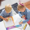 30cm Gradient Colored Bendy Ruler Shatterproof Straight Edge Soft Bendable