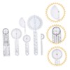 Angoily Goniometer Measure Set, 6PCS Protractor Set Ruler Goniometer Physiotherapy,